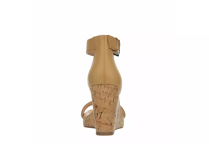 Xappeal Womens Amora Wedge Sandal - Tan - Image 5