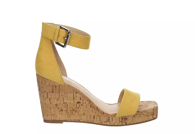 Xappeal Womens Amora Wedge Sandal - Yellow - Image 2