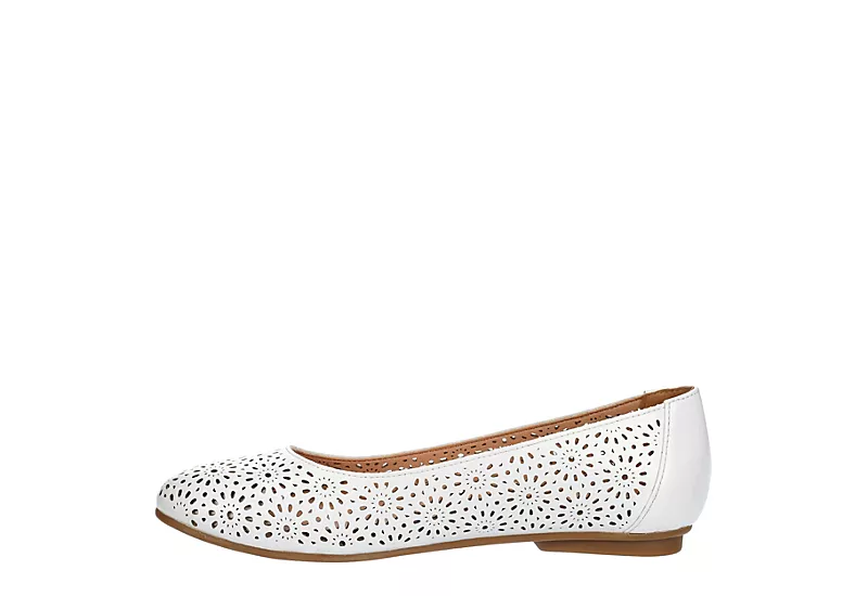 Mootsies Tootsies Womens Belva Flat - White - Image 4