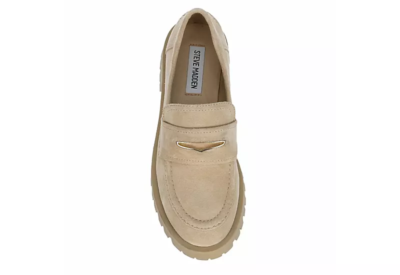 Steve Madden Womens Lawrence Loafer - Sand - Image 6