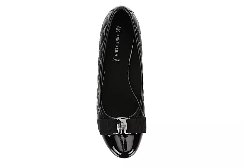 Ak Anne Klein Womens Gianna-q Flat - Black - Image 6