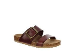 Bjorndal Womens Courtney Footbed Sandal - Brown