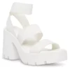 Madden Girl Womens Templee Platform Sandal - White