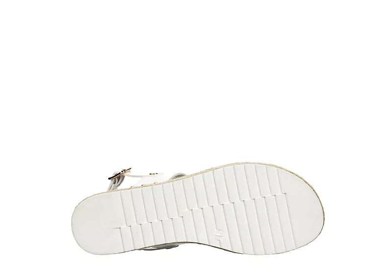 Xappeal Womens Amelia Wedge Sandal - White - Image 7