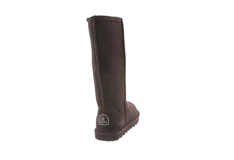 Bearpaw Womens Elle Tall Fur Boot - Chocolate - Image 5