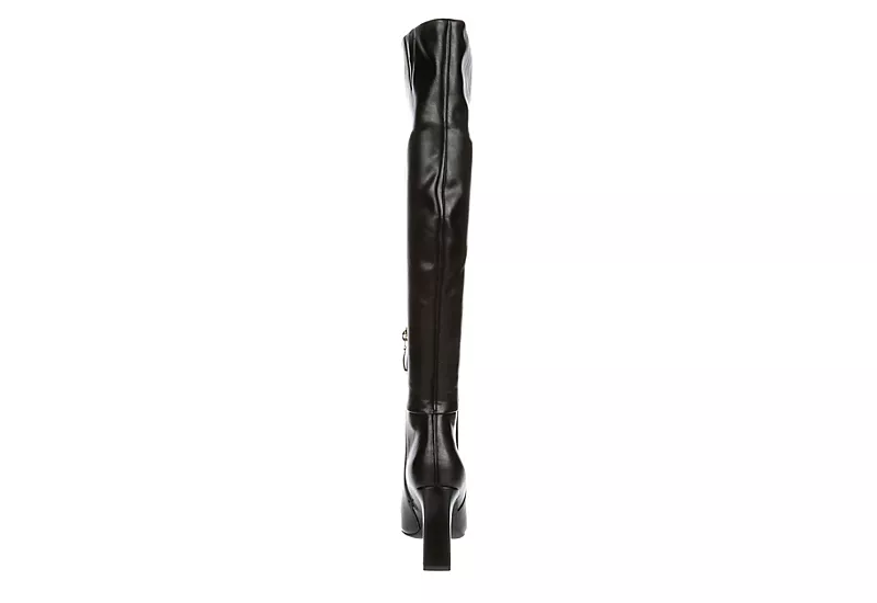 Michael By Michael Shannon Womens Camille Wide Calf Over The Knee Boot - Black - Image 5