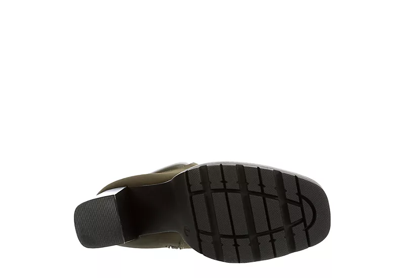 Limelight Womens Halle Lace-up Boot - Olive - Image 7