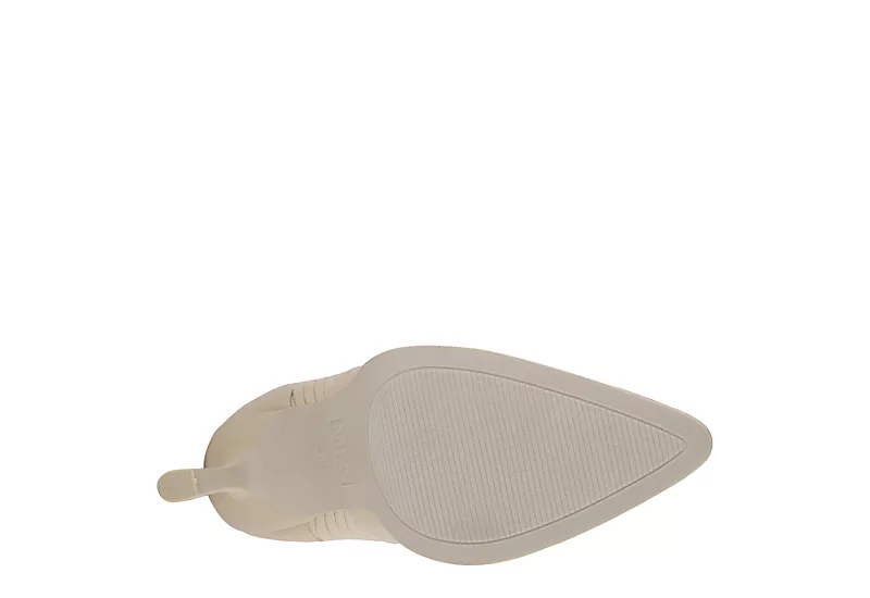 Mia Womens Bobbie Bootie - Off White - Image 4