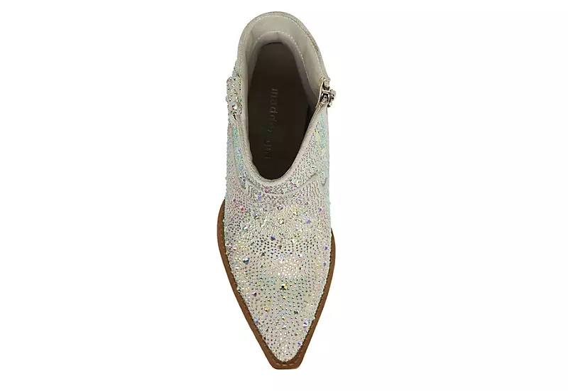 Madden Girl Womens Jolene Western Boot - White - Image 5