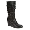 Lauren Blakwell Womens Johanna Wedge Boot - Black