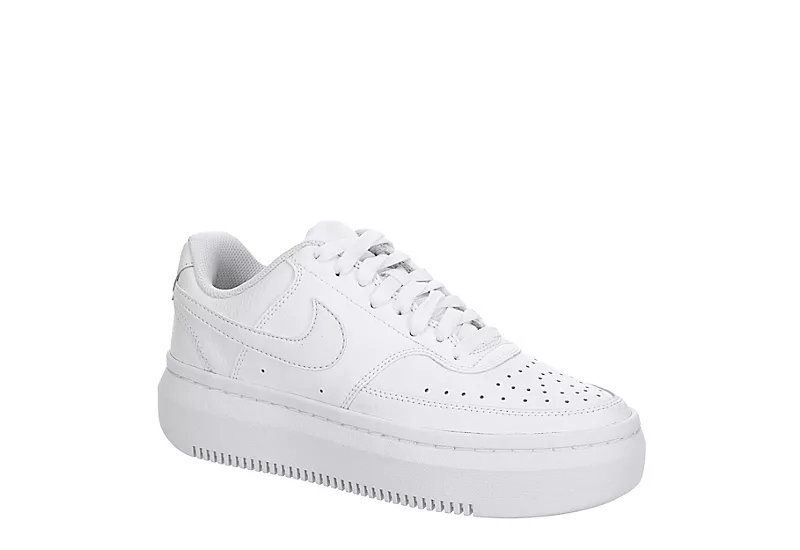 Nike Womens Court Vision Alta Sneaker - White