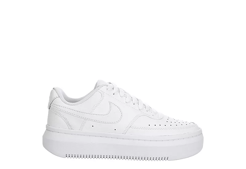 Nike Womens Court Vision Alta Sneaker - White - Image 2