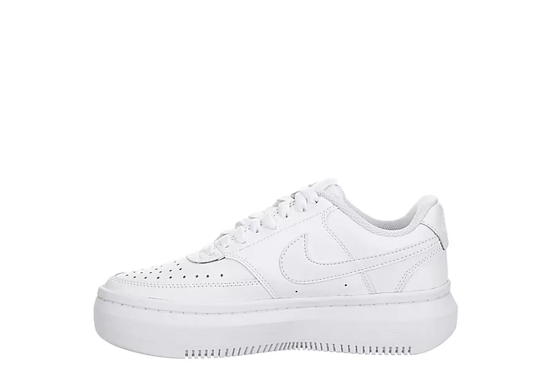 Nike Womens Court Vision Alta Sneaker - White - Image 4