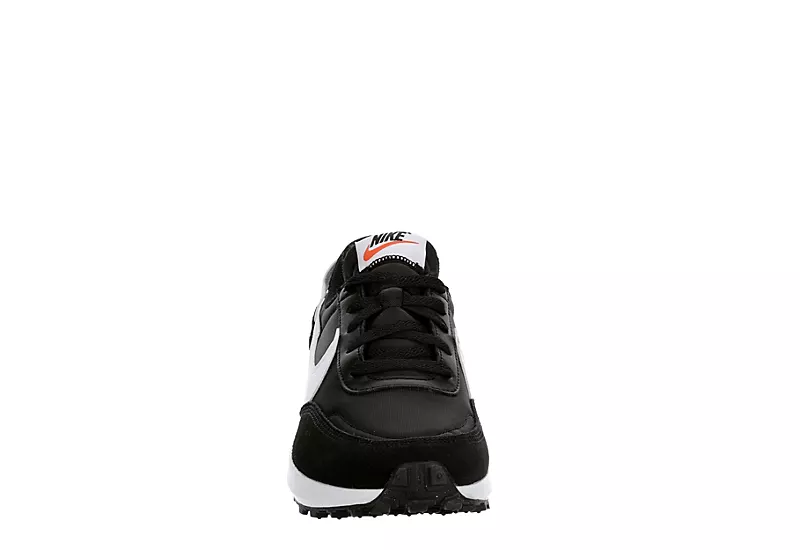 Nike Womens Waffle Debut Sneaker - Black - Image 3