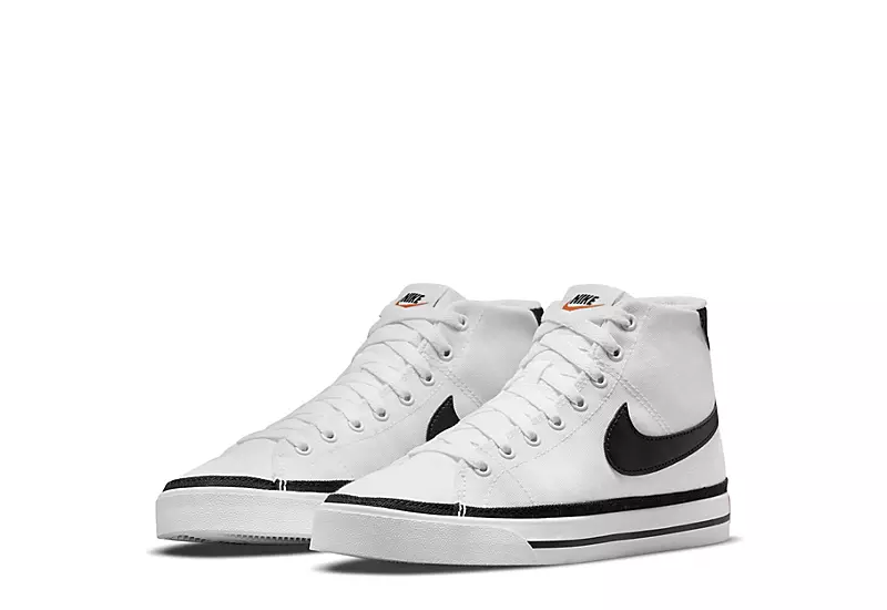 Nike Womens Court Legacy Mid Sneaker - White
