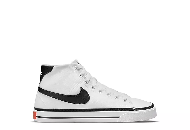 Nike Womens Court Legacy Mid Sneaker - White - Image 2