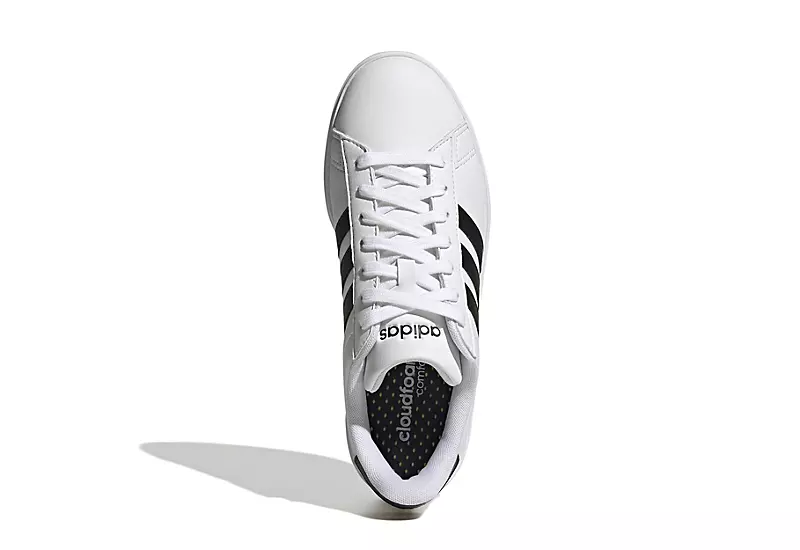 Adidas Womens Grand Court 2.0 Sneaker - White - Image 4