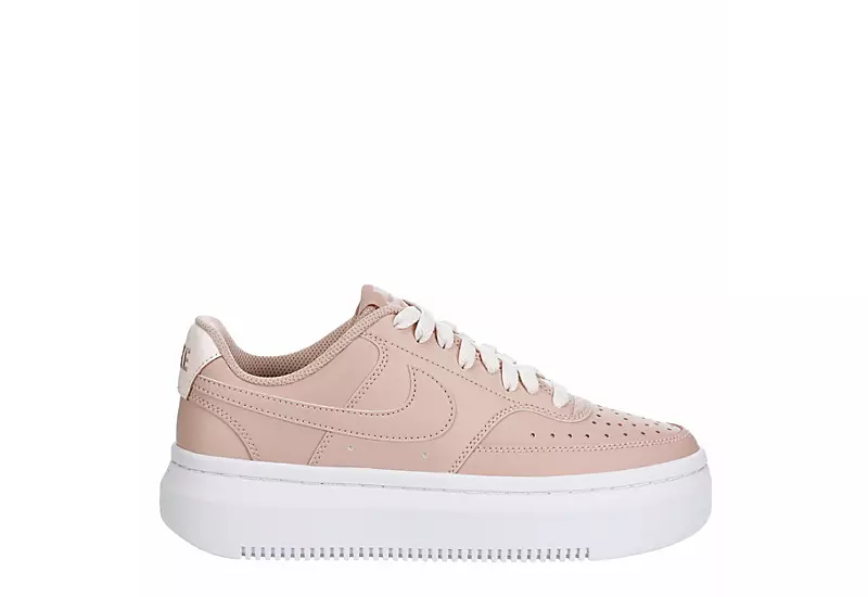 Nike Womens Court Vision Alta Sneaker - Pink - Image 2
