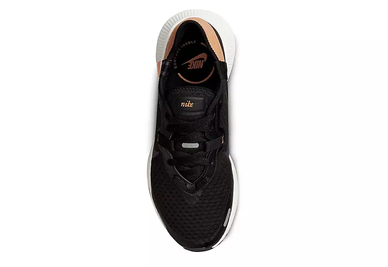 Nike Womens Reposto Sneaker - Black - Image 5