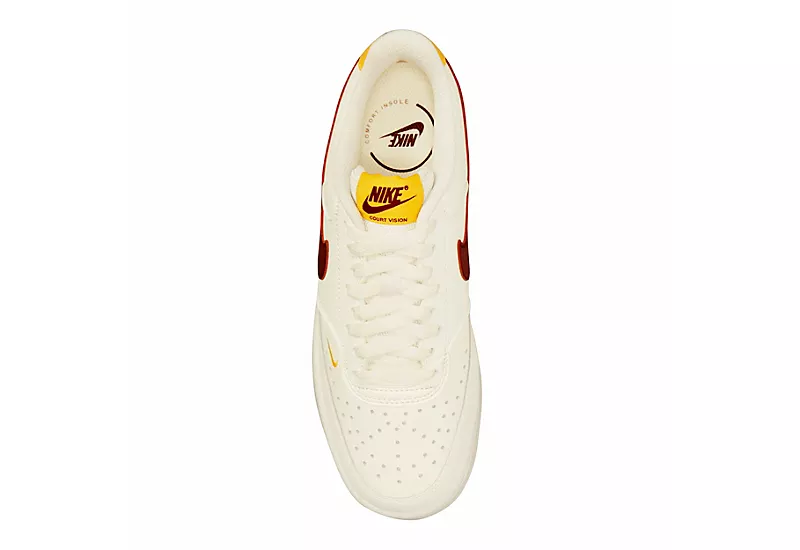 Nike Womens Court Vision Low Sneaker - Bone - Image 4