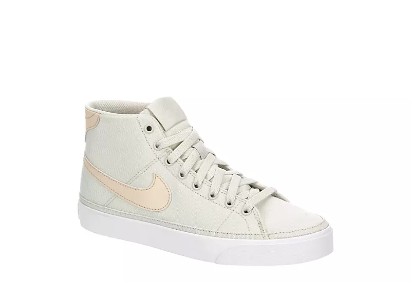 Nike Womens Court Legacy Mid Sneaker - Bone