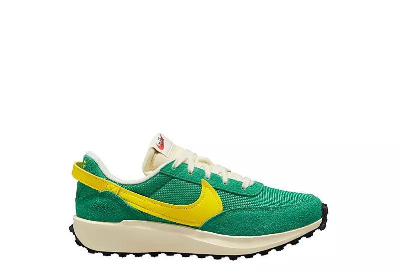 Nike Womens Waffle Debut Sneaker - Dark Green - Image 2