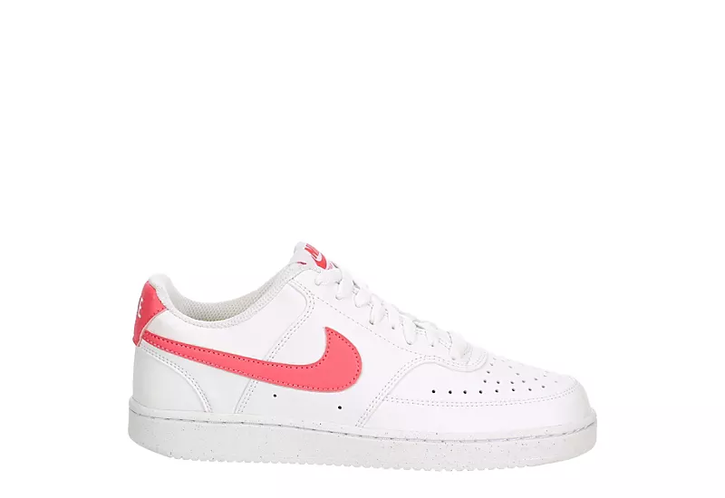 Nike Womens Court Vision Low Sneaker - White - Image 2