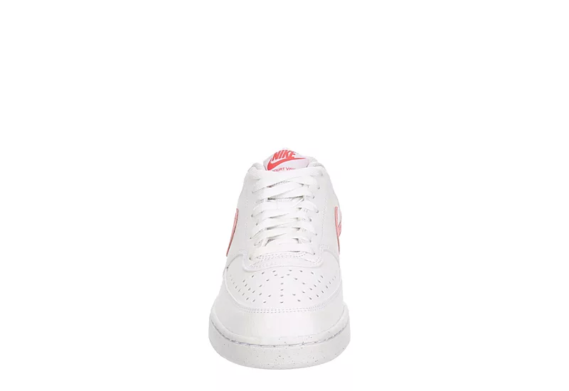 Nike Womens Court Vision Low Sneaker - White - Image 3